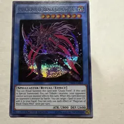 Yu-Gi-Oh! Magician Of Black Chaos MAX TN19-EN002 Limited Secret Rare NM - Image 1
