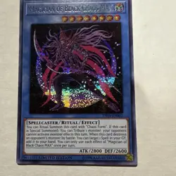 Yu-Gi-Oh! Magician Of Black Chaos MAX TN19-EN002 Limited Secret Rare NM - Image 2