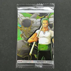 S4981 Roronoa Zoro SR No.10-02 Japanese One Piece Wafer Card SEALED F08 - Image 1