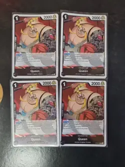ONE PIECE TCG: Queen OP08-080 x4 | Rare Two Legends - Image 1