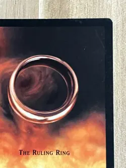 Lord Of The Rings LOTR TCG Card The One Ring The Ruling Ring 1C2 LP - Image 3
