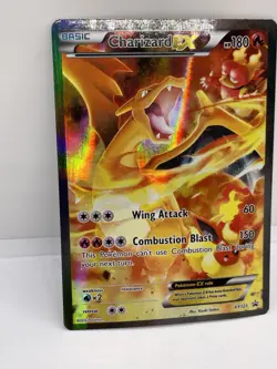 Pokemon 2016 Red & Blue Collection Black Star Promo Charizard EX XY121 Card - Image 2
