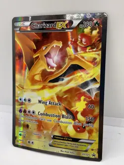 Pokemon 2016 Red & Blue Collection Black Star Promo Charizard EX XY121 Card - Image 3