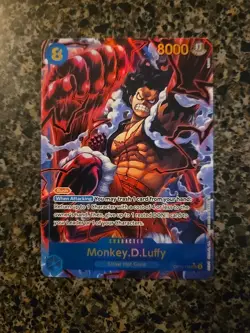 Bandai One Piece Card Game Monkey D. Luffy OP11-118 Foil Alt Art Secret Rare - Image 1