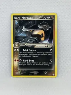 Pokemon Card - Dark Marowak Team Rocket Returns 7/109 Rare Non-Holo 7/109 MINT - Image 2
