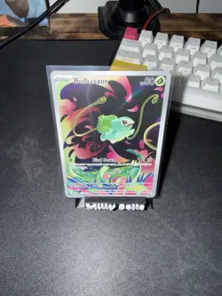 Pokemon ME01 Bulbasaur Mega Evolutions 133/132 Illustration Card - Image 1