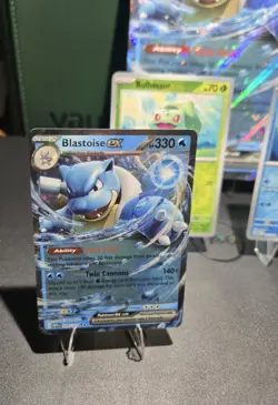 Pokemon 151 Blooming Waters Premium Collection 5 Promo Cards Jumbo Blastoise - Image 2