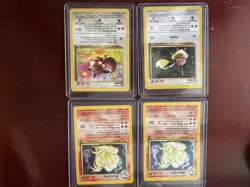 Vintage Pokemon cards vintage Ninetails And Eevee - Image 1