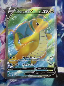 Dragonite V - 076/078 - Ultra Rare - Pokemon Go - Pokemon Card - NM/M - Image 1