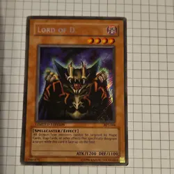 Yu-Gi-Oh! Lord of D. BPT-004 2002 Secret Rare Spellcaster Effect Card - Image 1