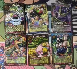 Dragon Ball Z Carddass Lot Of 6 Cards PRISM TCG BANDAI Japanese 2004 (US SELLER) - Image 1