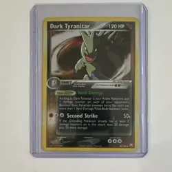 Pokemon TCG Dark Tyranitar Rare 20/109 120 HP Stage 2 Regular Card Stock Card - Image 1