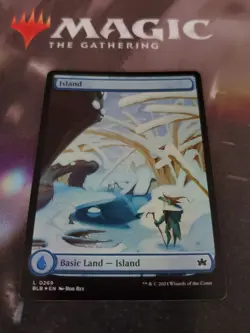 Mtg. Island. Foil Full Art. #269. Bloomburrow Foil - Image 1