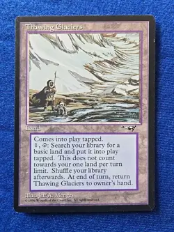 Thawing Glaciers, Alliances MTG 1996 Magic the Gathering LP - Image 1