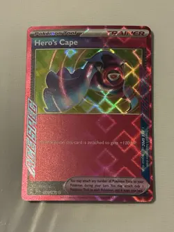 Pokemon TCG Hero's Cape 152/162 Temporal Forces Ace Spec Rare Holo - Image 1
