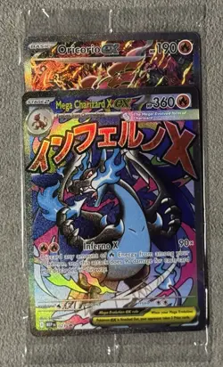 Pokemon Card - Phantasmal Flames Mega Evolution Charizard & Oricorio SIR Sealed - Image 1