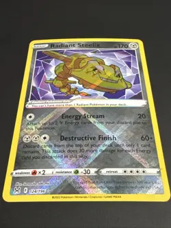 Radiant Steelix - Lost Origin - Radiant Rare - 124/196 Pokemon TCG NM - Image 2