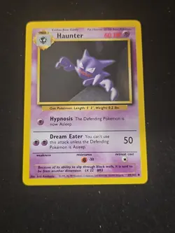 Pokemon TCG Haunter 1999 Base Set, #29/102, Regular Uncommon Card - Image 1