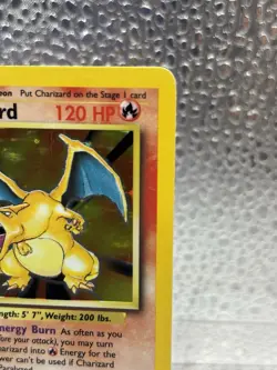 Pokemon TCG CHARIZARD 4/102 Base Set Holo Rare Unlimited Holographic WOTC 1999 - Image 5