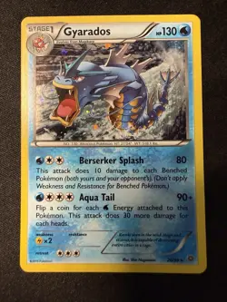 2015 POKEMON XY ANCIENT ORIGINS 20 GYARADOS-HOLO COSMOS-CHAMPIONS TIN EXCLUSIVE - Image 1