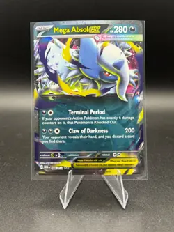 Mega Absol ex 086/132 Me01: Mega Evolution Holo Pokemon TCG - Image 1