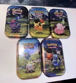 Pokemon TCG Ascended Heroes Mini Tins - FULL SET / SEALED x5 FREE SHIPPING✅ 🚚 - Image 2