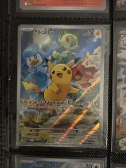 Pokemon Pikachu SVP 027 Scarlet & Violet Paldea Evolved ETB Promo Sealed - Image 1