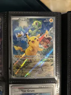 Pokemon Pikachu SVP 027 Scarlet & Violet Paldea Evolved ETB Promo Sealed - Image 2