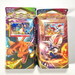 Charizard & Cinderace Theme Decks - Set of 2 - Pokemon TCG New & Factory Sealed 820650807572 - Image 1