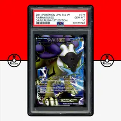 Pokemon PSA 10 Raikou EX 071/069 Full Art BW4 1st Edition Dark Rush Japanese - Image 1