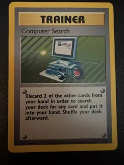 Pokemon Trainer Deck B Computer Search Raw (Ungraded) - Image 1