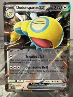Dudunsparce ex - 121/159 Double Rare Holo NM Pokemon SV09: Journey Together - Image 1