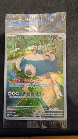 Pokemon Snorlax 051 ETB Promo - SEALED - NM - Scarlet & Violet - Image 1