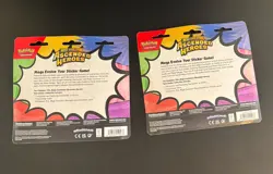Pokemon Ascended Heroes Gastly Tech Sticker Collection 2x 3 Pack Blisters - Image 2