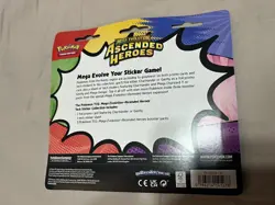 Pokemon TCG Ascended Heroes Gastly Tech Sticker Blister Sealed Booster Packs New - Image 2