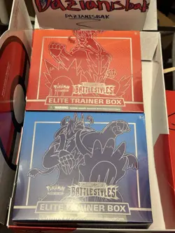 Pokemon TCG Battle Styles Elite Trainer Box Lot of 2 ETB Read Description. - Image 1