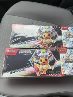 Pokemon Sam's Club Prismatic Evolutions Surprise Box + Booster Bundle - Image 2