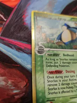 Snorlax Stamped Reverse Holo 10/101 Pokemon TCG Dragon Frontiers MP - Image 3