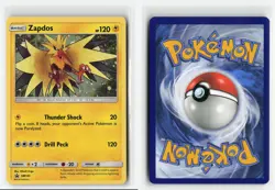 ZAPDOS SM145 HOLO SUN MOON PROMO POKEMON TCG LP - Image 3