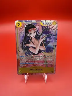 One Piece Nico Robin SR Alt Art AA EB03-055 Heroines edition English NM - Image 1