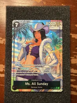 Ms. All Sunday - OP14-084 SR - Alt Art - English - The Azure Sea’s Seven - Image 1