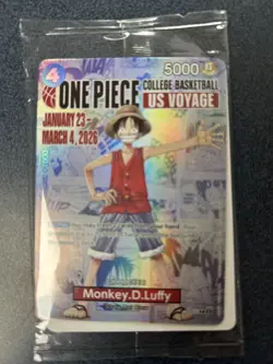 Monkey.D.Luffy (055) (College Basketball US Voyage) One Piece Promotion... - Image 1