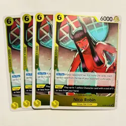 (X-4) Nico Robin OP09-107 R - One Piece TCG Foil Emperors in the New World - Image 1