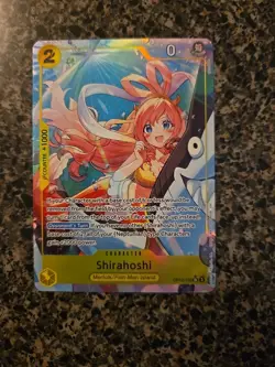 One Piece TCG English OP12-102 Shirahoshi Alt Art Parallel Legacy Of The Master - Image 1