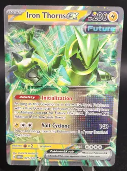 Iron Thorns ex 077/167 Twilight Masquerade Pokemon Card Holo Ultra Rare NM - Image 1