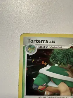 Torterra 17/130 LP Diamond and Pearl Holo Foil Pokemon Card - Image 2