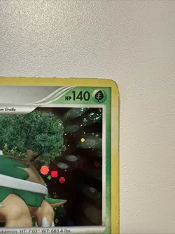 Torterra 17/130 LP Diamond and Pearl Holo Foil Pokemon Card - Image 4