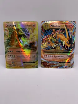 2 Pokemon Holo Card Lot Charizard Cards Lot #1 - Image 1