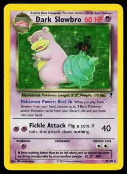 Dark Slowbro 8/110 Holo Rare Legendary Collection Pokemon Card - Image 1
