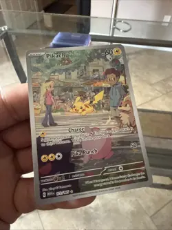 Pokemon TCG Scarlet & Violet Pikachu Illustration Card 173/165 M/Nm Condition - Image 3